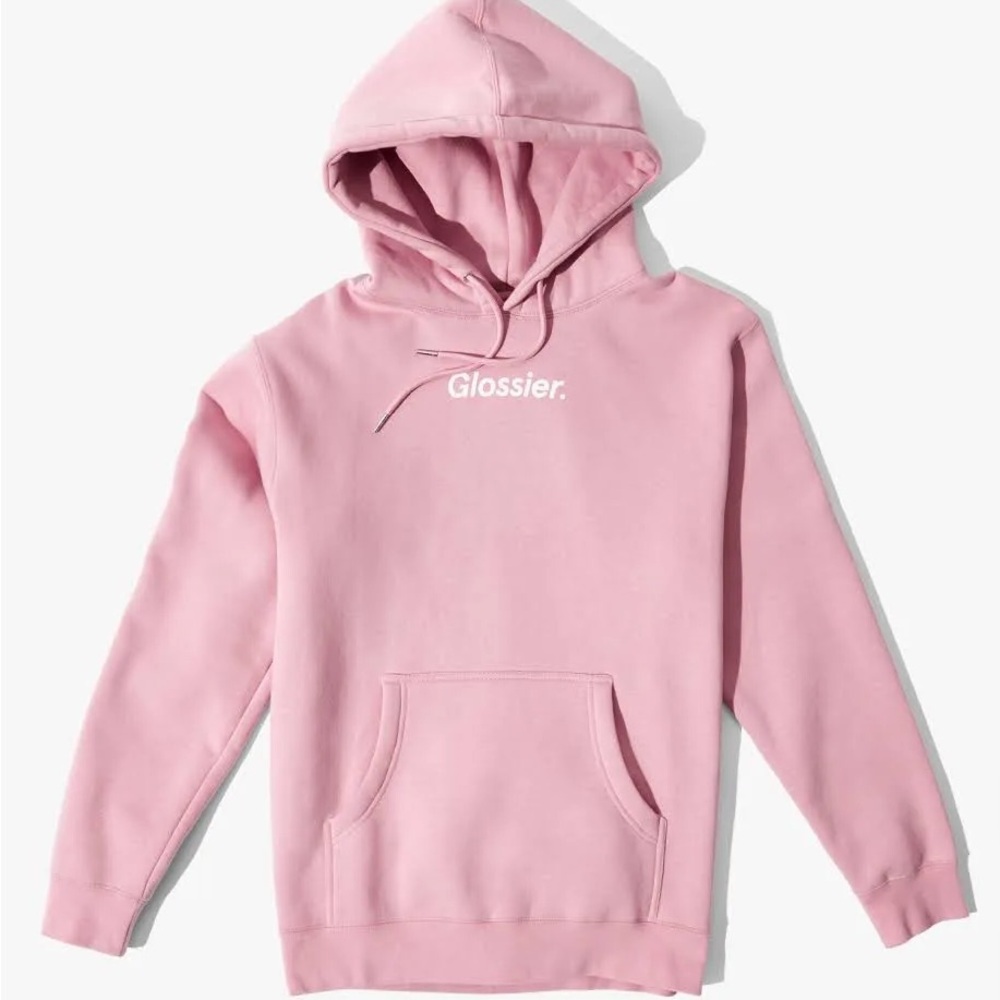 Glossier Original Pink Hoodie